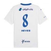 Maglia Calcio Al-Hilal Ruben Neves #8 Seconda Divisa 2024-25 Manica Corta